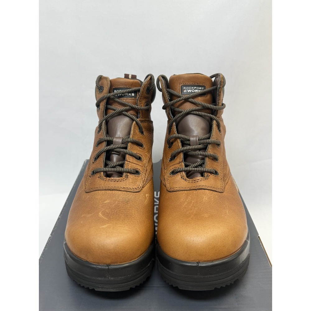Rockport Works Men's 11w Tru-Tech Waterproof Boot Comp toe 6" Work boot NEW‎ NIB - Picture 4 of 8